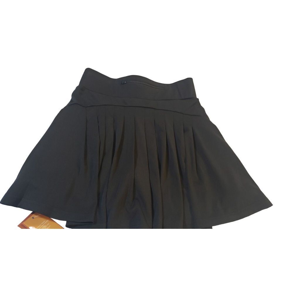 Werena Women's High Waisted Tennis Skirt Skort Black‎ Size Medium M Pocket